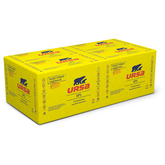 Утеплитель Урса XPS ПРОФ 500 100х600х2500